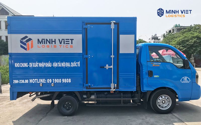 Dịch vụ cho thuê xe tải 1 tấn chất lượng tại Minh Việt Logistics